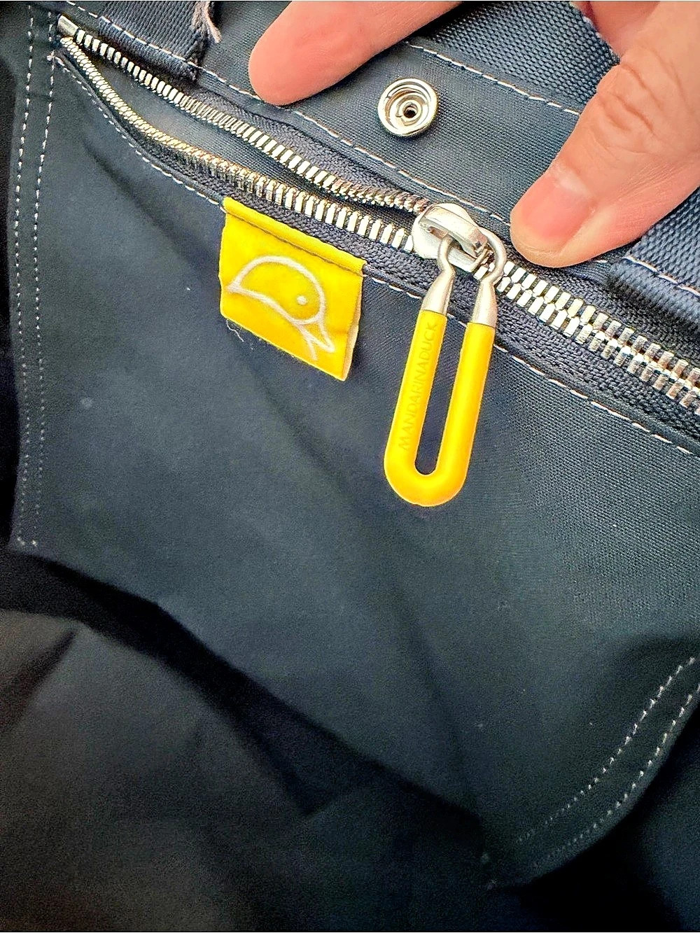 Mandarina Duck Dark Blue Tote Bag